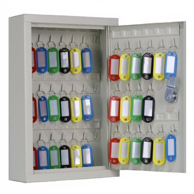 20/24/48/93 Key Steel Key Storage Box with Combination Lock SHUAIMA Metal Key Cabinet Wall Mounted Secure Organizer for Office Hotel School Public Use Factory Direct - Image 3