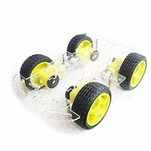 4WD Robot Chassis Kit Interface USB Frequency 60 Hz Material Plastic Battery Lithium Ion Number Wheel 4 Wheel Operating Voltage 12 V - Image 1