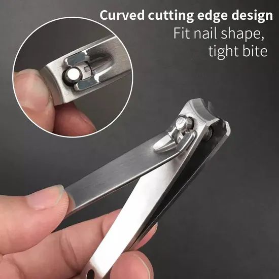 Classic Stainless Steel Nail Clippers - Image 4
