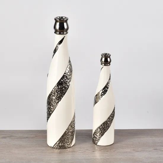 Silver Plating Ceramic Kitchenware Oil Honey Bottles OEM 3000PCS Origin China Style European Color as Photo Design as - Image 3