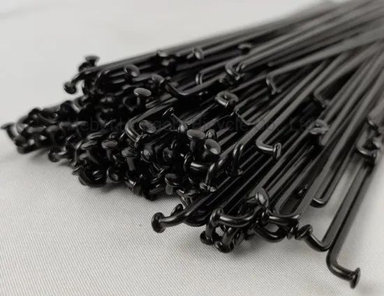 Customized Bicycle Spoke Shape Flat Sample Yes Condition New Material Steel Length 60-150mm HS Code 87149290 Trademark - Image 4