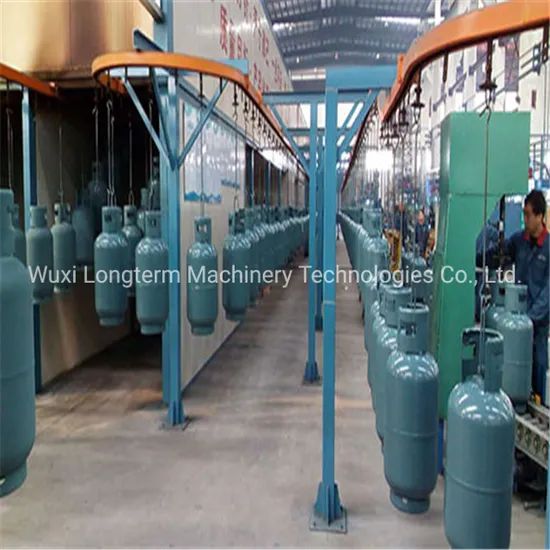 Automatic LPG Gas Cylinders Powder Coating Line, High Performance Powder Coating Spray Booth^ - Image 3