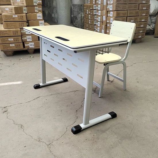 Steel Movable Computer Desk with Wheels for Office Conference Training Home Hotels - Image 3