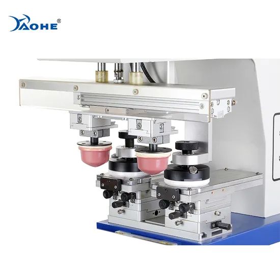Desktop 2 Pads Ink Cup Tampon Printing Machine/ Tabletop Single Color Pad Printer - Image 4