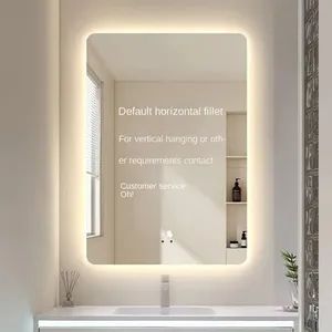 Wall Mounted Bathroom Cabinet with LED Mirror - Storage Organizer for Toiletries - Image 2