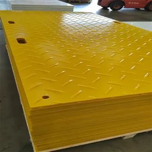 High Security HDPE Plastic Ground Protection Trackway Mats Temporary Road Panel - Image 4