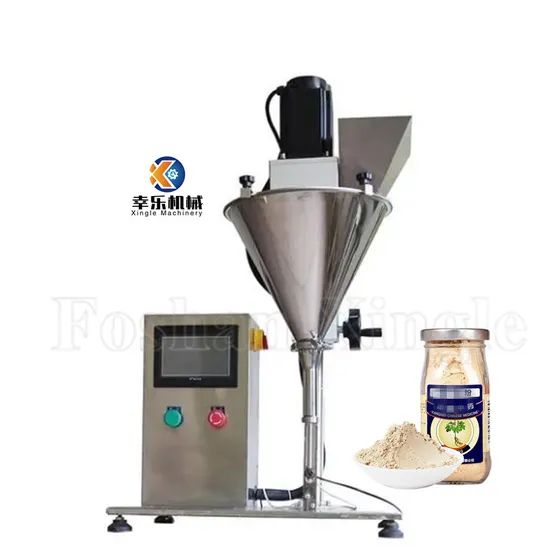 Pharmaceutical Automatic Vial Coffee Powder Packing Protein Powder Bottling Filling Machine - Image 1