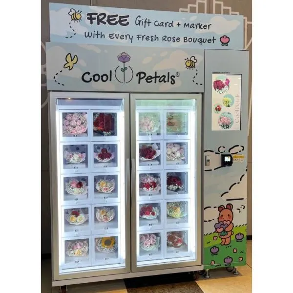 Automatic Fresh Floral Bouquet Vending Machine Smart Refrigerated Self Service Kiosk for Shopping Malls and Stores - Image 4