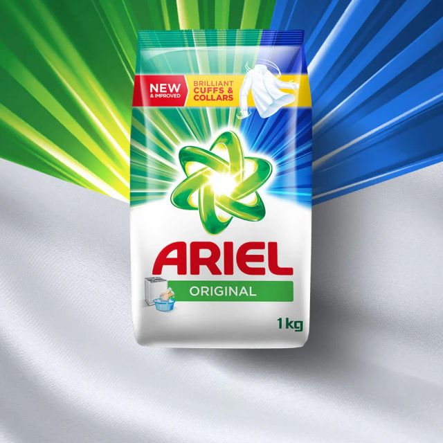 Original Ariel Washing Powder Type Powder Packaging Box Fabric Care Property Gentle On Fabrics Fabric Suitability Suitable For Whites And Colors - Image 2