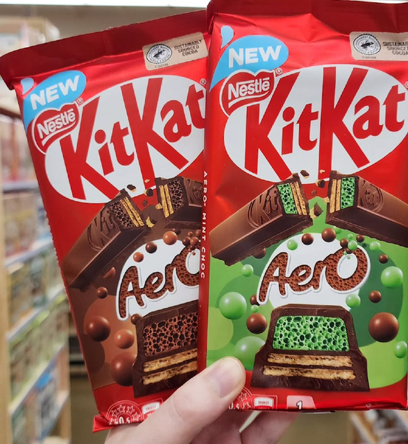 Premium Chocolate KitKat Nestlé KitKat 99g New Flavor Collection (Double Chocolate, Hazelnut & Salted Caramel) On Sale - Image 4
