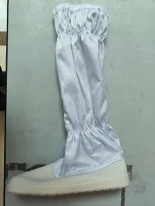 Autoclavable Heat Resistant Cleanroom Booties Origin China Gender Unisex Insoles Rubber Model NO. LZ02023 Trademark Lingtech - Image 1