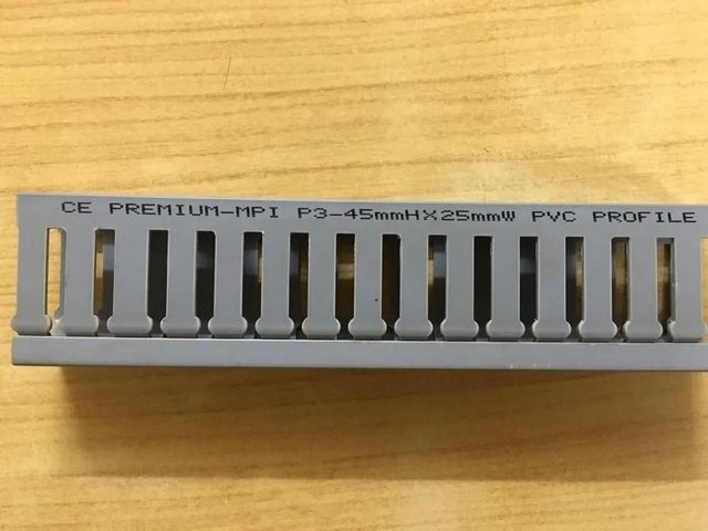Pvc Cable Channel Length 2 m Material PVC Tray Type Slotted Mounting Overhead Usage/Application Electric Wire - Image 2