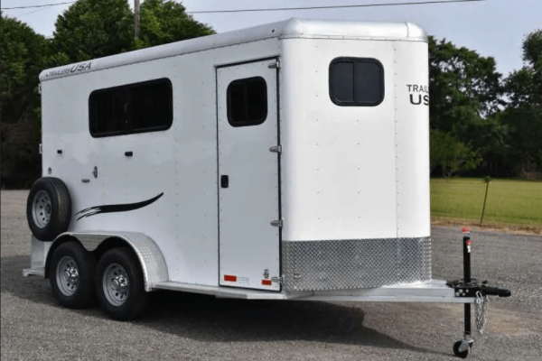 Two Horse Trailers / 2019 Trailers USA 2HSLBPDLX 2 Horse Trailer - Image 4