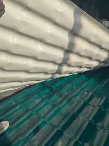 Good Synthetic Resin ASA PVC Plastic Roof Tile for Prefab House Roofing - Image 6