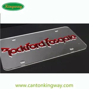 UK Acrylic PMMA Refective Vehicle License Plates Car Letters Number Plate - Image 6