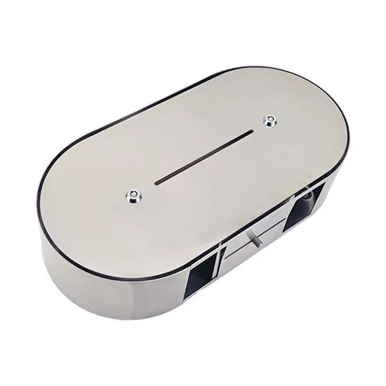 Multifunctional Double Roll Tissue Box Waterproof Bathroom Wall Mounted Stainless Steel Tissue Boxes - Image 1