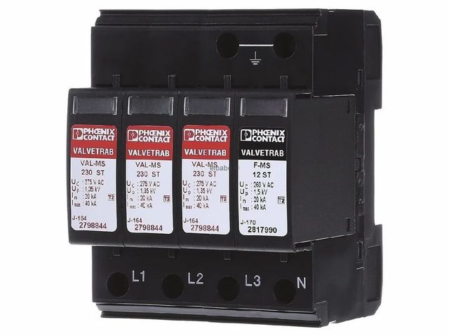 Solar Dc Spd Type Type 2 Brand Phoenix No.of Poles 3 Pole Phase Single Phase Max Discharge Current - Image 1