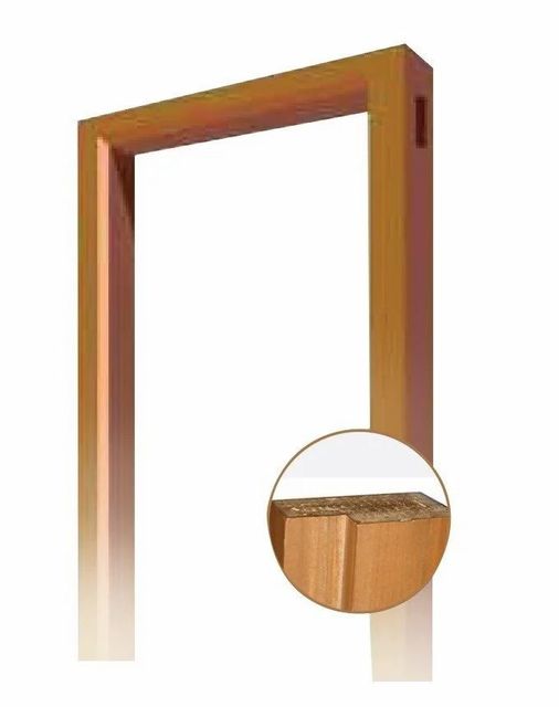 WPC Door Frame Material wood Color customise Height customise Dimension/Size customise Usage/Application commercial, - Image 1