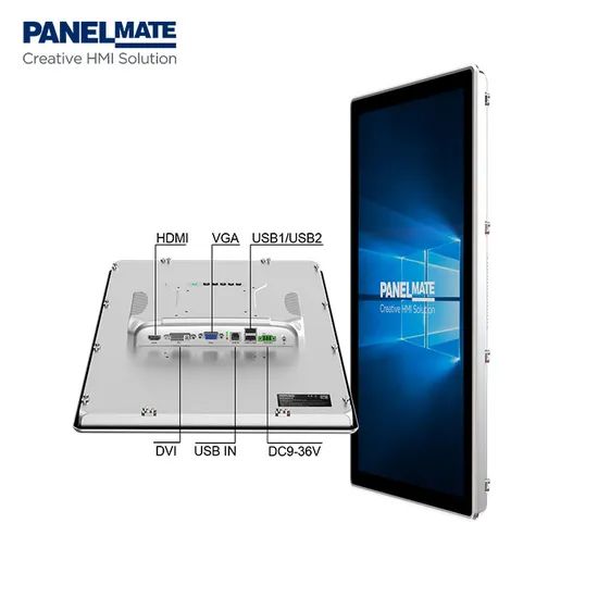 27 Inch Capacitive Touch Screen LCD Industrial Touchscreen Portrait Monitor - Image 1