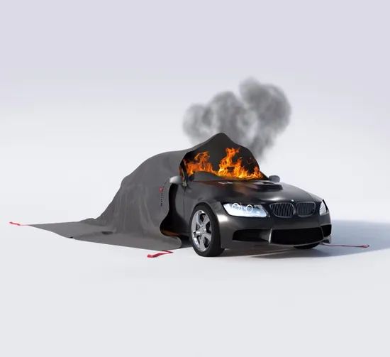 Durable EV Car Fire Blankets for Emergency - Image 2