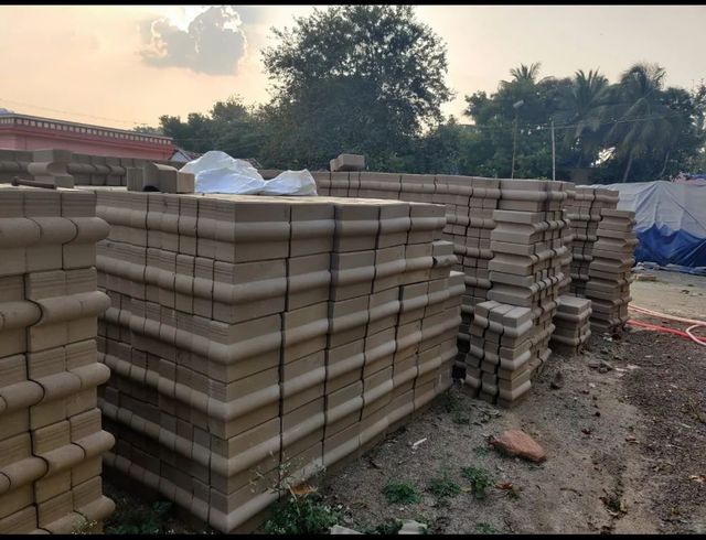 Fly Ash Interlocking Bricks (300x150x100 mm) Finish Textured Brick Color Grey Material Fly Ash Brick Type Solid Brick Size 300×150×100 - Image 5