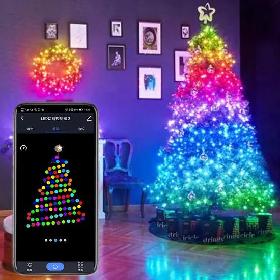 Smart APP Remote Control Music Fairy String Light - Image 3