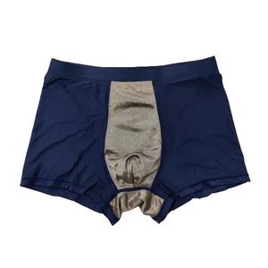 Block Emf Silver Cotton Emf Protect Mens Underwear Anti Radiation Boxer Shorts - Image 2
