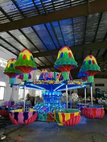 Funfair Jelly Rides Amusement Park Flying Chair Jelly Fish Rides for Sale - Image 4