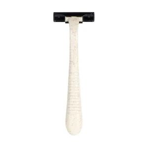 Ergonomic Vacation Rental High-Quality Hotel Lightweight Non-Slip Amenity Triple Blade Hotel Razor - Image 2