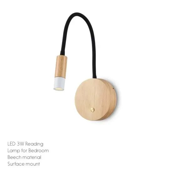 Modern LED Wall Light for Inviting Reading Nooks Shape Round Color Black Lumen 120lm Voltage 220V Origin China Current - Image 3