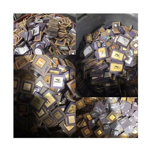 Original Grade Pentium Pro Gold Ceramic Cpu Scrap CPU Processor Scrap With Gold Pins For Sale - Image 3