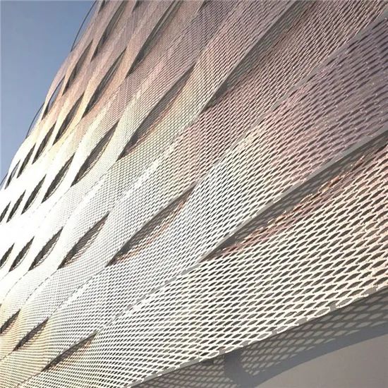 Decorative Aluminum Expanded Metal Mesh Panels - Image 3