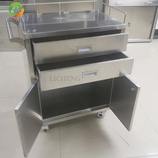 Durable Stainless Steel Medical Utility Cart with Wheels - Image 6
