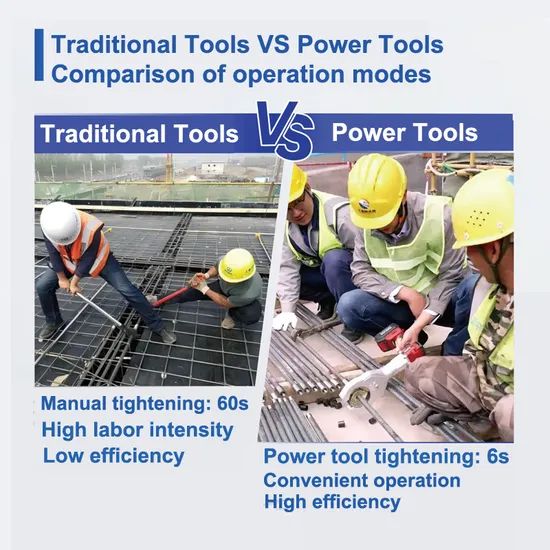 Rebar Connecting Tools Electric Working Rebar Torque Wrench Torque 105 Brand Trico Model D40A-C Origin China Weight 4.52kg - Image 4