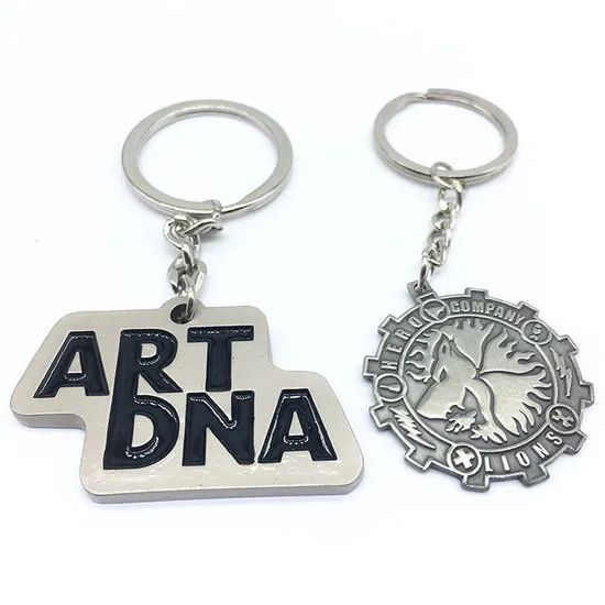 Promotional Corporate Small Gifts for Promotional Activities 2D 3D Metal Keychains Key Chains Custom Logo Key Rings Key Ring - Image 4