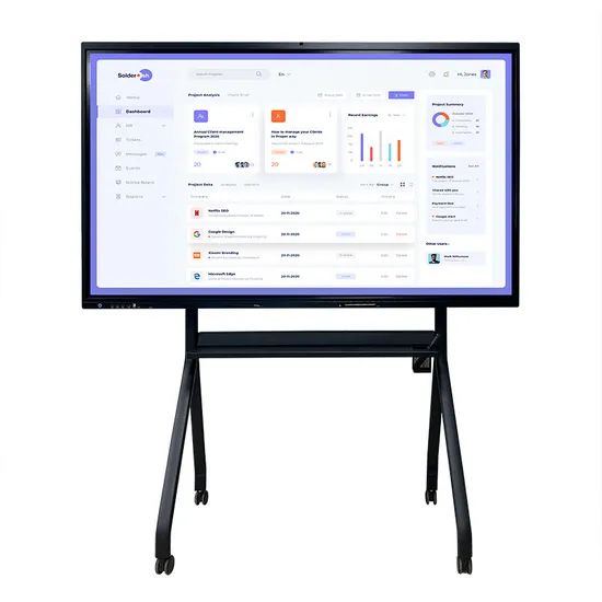 Meeting Teaching Infrared Finger Multi Touch 10 Points Smart Interactive Electronic Whiteboard - Image 5