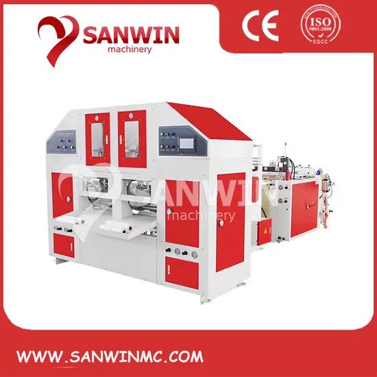 Fully Automatic High Speed Two Line Garment Cover (Laundry Bag) , Garbage Bags, Vegetable Bags & Table Sheets-on-Roll Making Machine (With Core) - Image 1