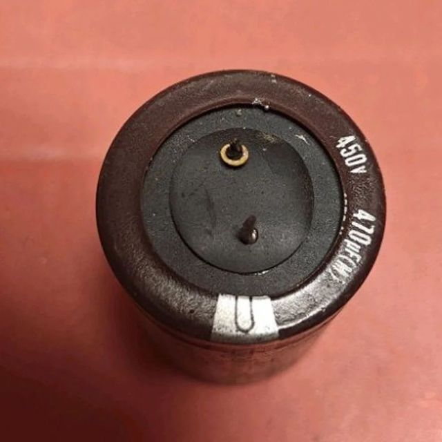 470uF Power Capacitors Terminals 2 Voltage 450V Tolerance 20% Type Resin Filled Capacitance 470 uF Material Aluminium Capacitor Type - Image 3