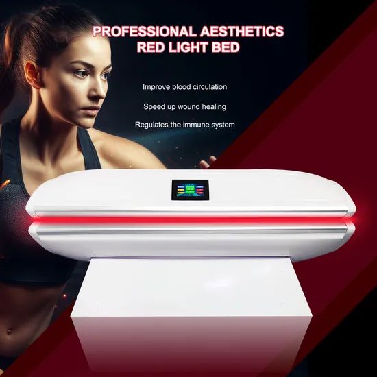 Suyzeko Day SPA Sports Recovery Weight Loss Full Body Tanning PDT Machine Photobiomodulation Collagen LED Red Light Therapy Bed - Image 6