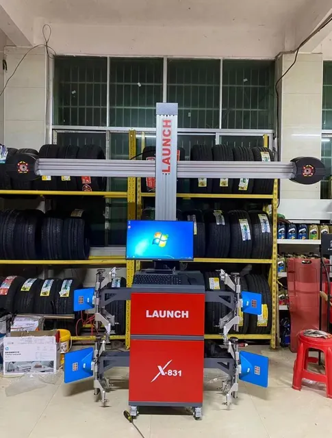 Launch X-831s 3d Four Car Wheel Alignment Machine Free Update Factory Price Wheel Positioning Equipment With CE - Image 4