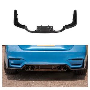 Dry Carbon Fiber Rear Bumper Lip Diffuser Spoiler Splitter for BMW F80 M3 F82 F83 M4 2014 2020 3D Style Car Back Bumper Lip - Image 1