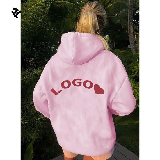 Custom Womens Long Sleeve Hoodie and High Waist Shorts Two Piece Set - Image 2