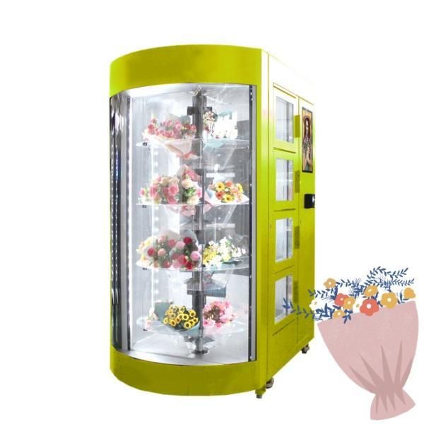 Fresh Flower Kiosk Vending Machine Automatic Bouquet Dispenser Refrigerated Self Service Machine for Commercial Use - Image 4