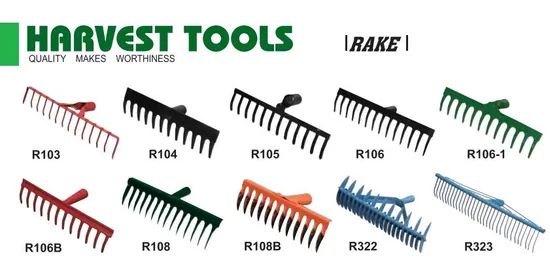 Railway Steel Rake Head Garden Rake Item No. R108 Model NO. R108 HS Code 82013000 Shape Sharp Rake Scope Agriculture Teeth Single - Image 4