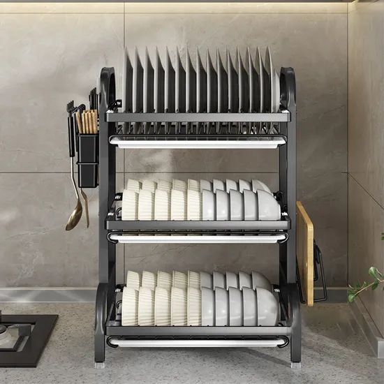 High-Temperature Baking Paint Process Storage Holders Anti-Slip Feet Kitchen Storage Free Combination Storage Holders Racks - Image 4