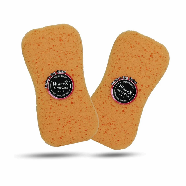 Wavex Car Bike Wash Sponge Brand Wavex Color Orange Texture Microfibre Product Type Sponge Material Microfiber Usage Car Bike view 6