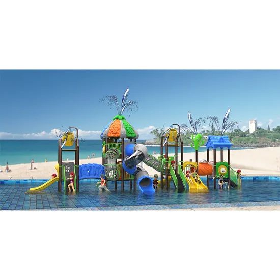 Hot Selling Commercial Children Plastic Double Slide Swimming Pool Amusement Park Kids Water Park Playground - Image 3
