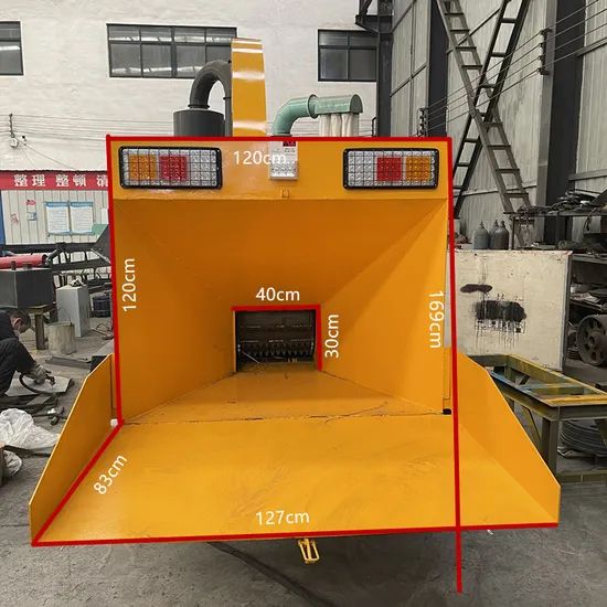 Forestry Machinery Electric Start Wood Chipper Tree Branches Shredder Machine - Image 2