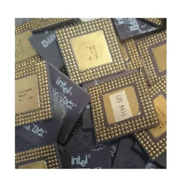 100% Intel 486 & 386 CPU Computer Gold RAM Scrap Ceramic CPU Scrap Ready for Sale - Image 4