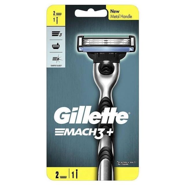 Gillette Mach3 Men's 3-Blade Razor Blades Refills Cartridges, 15 count For Sale - Image 4